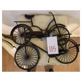 2 METAL 19 ' BICYCLE WALL SCULPTURES