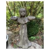 39.5 ' SOLID CONCRETE SAVANNAH GIRL STATUE