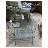 SINGLE IRON OUTDOOR ROCKING CHAIR