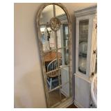 FULL LENGTH FRAMED WALL MIRROR - 23 X 70.5 '