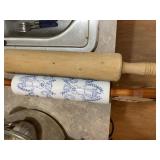 2 VINTAGE ROLLING PINS
