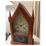 VINTAGE SETH THOMAS MANTLE CLOCK W/ PENDULUM &