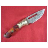 Damascus Steel Hunting Knife