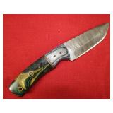 Multi Color Resin Handle Knife