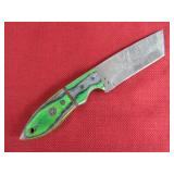 Damascus Steel Bull Cutter/ Cowboy Knife