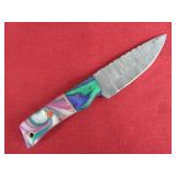 Wood and Resin Handle  Hunting Knife