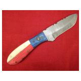 Texas Pride Damascus Knife