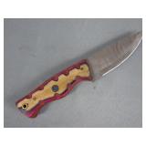 Damascus Steel Blade Skinner Knife
