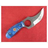Blue Handle Small Skinner Knife