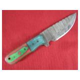 Damascus Steel Blade Skinner Knife