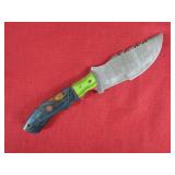 Blue, Green, Pink Handle Knife