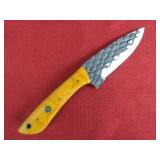 Yellow Resin Handle Fixed-blade Knife
