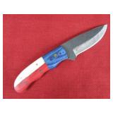 Texas Pride Damascus Knife