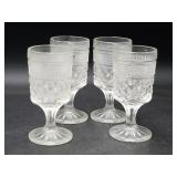 Vintage Cut Crystal Goblets