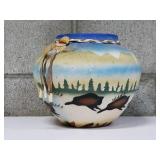 Native American Style Vase