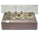 Antique Weight Set.