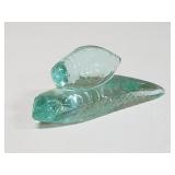 Hand Carved Glass Fish/Shell