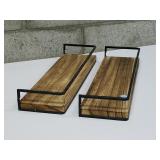 Pair of Floating Shelves