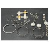 Silver Earring Sets & More (some marked)