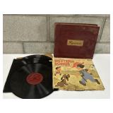 Vtg. Walt Disney Western Songs Record & Others