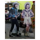 Life Size Cardboard Roy Rogers and Dale Evans