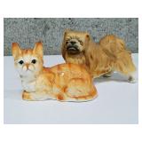 Cat and Dog Figurines
