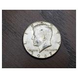 1967 John F Kennedy Half Dollar Coin