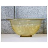 Vintage 1930's Federal Golden Glow Ribbed Bowl