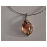 Swarovski Light Amethyst Shimmer Pendant and Chain