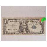 Series 1957 A One Dollar Bill