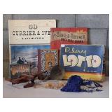 Vintage/Antique  Books, Games,  Lantern and more