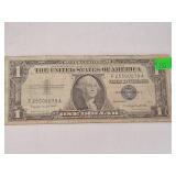 Series 1957 A One Dollar Bill