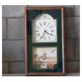Ingraham Quartz Wall Clock  Flying Ducks