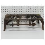 Vintage Cast Iron Double Burner