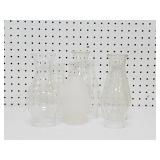 Variety of Vintage Glass Chimneys