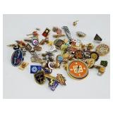 Variety of Vintage Collectible Pins