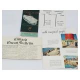 1950's Caronia Pamplets and more