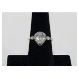 Teardrop Cut Diamond Ring