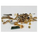 Variety of Vintage Tie Bars, Pins, Cuff Links....