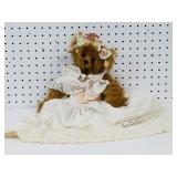 Vtg. Lim. Ed. Handmade Bear in Antique Dress