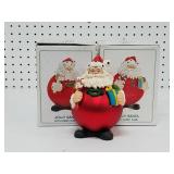 2 Dept. 56 Jolly Santa