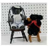 Vintage Collectible Bears with Chairs