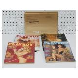 Vintage Playboy Magazines with Shipping Wrap