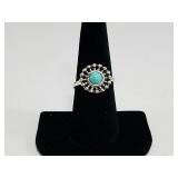 Silver and Turquoise Ring