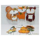 Fall Metal Decor