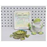 Frog Books and Spoon Holder