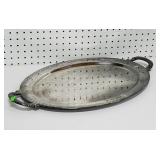 Vintage  Silver Plate Tray by Hughes