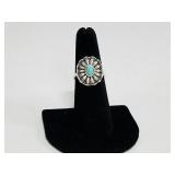 Silver and Turquoise Ring