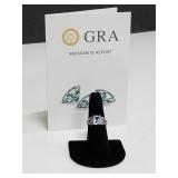 Beautiful Moissanite Emerald Cut Ring with GRA