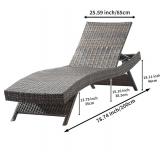 1 SunVilla Julia Woven Chaise Lounge